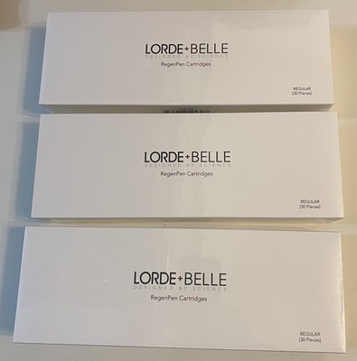 Lorde + Belle Carts Regenpen Cartridges LOT OF 3 -90 Total Cartridges MSRP $507