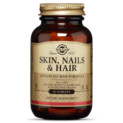 SOLGAR Haut, Nägel & Haare (Hair, Skin & Nails Formula) 60 pflanzliche Tabletten
