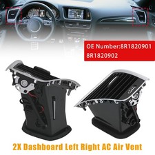 2PCS Left + Right Dashboard Air Vent Für Audi Q5 SQ5 8R1820901 8R1820902