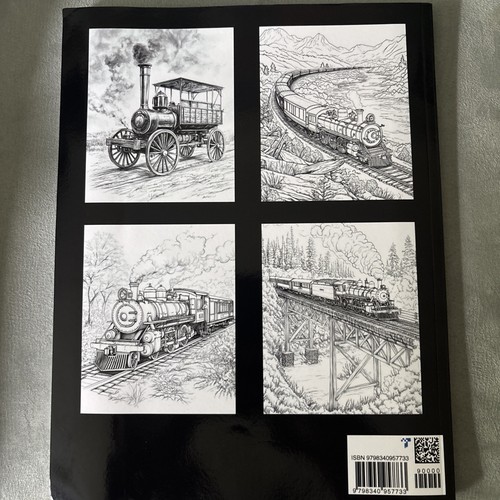 Terrific Trains Coloring Book (Trains, Coloring) NEW - Picture 2 of 2