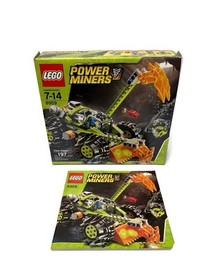 LEGO Power Miners Claw Digger (8959) Complete Box & Manual