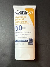 Cerave Hydrating Mineral SPF 50 Body Moisturizer - 5 oz 2.60 per gallon