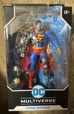 Cyborg Superman Revenge of the Green Lanterns DC Multiverse Mcfarlane Figure MIP