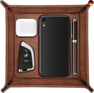 SITHON Taschenleerer - Tablett Organizer, Ablage Aufbewahrungsbox, Kunstleder