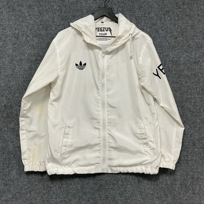 Adidas X Kanye West Yeezus White Tour Jacket Windbreaker Season 2015 Size  S