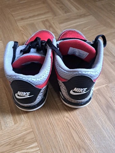 Nike PS size 1 Y Air Jordan 3 unite retro OG SE Fire red pre school toddler td - Picture 3 of 12
