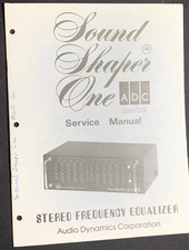 ADC SS-1 Sound Shaper One Mark II Graphic Equalizer Service Manual Original
