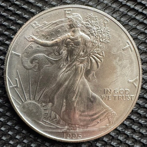 1995 American Eagle Walking Liberty Silver Dollar Coin - 1oz Fine Silver