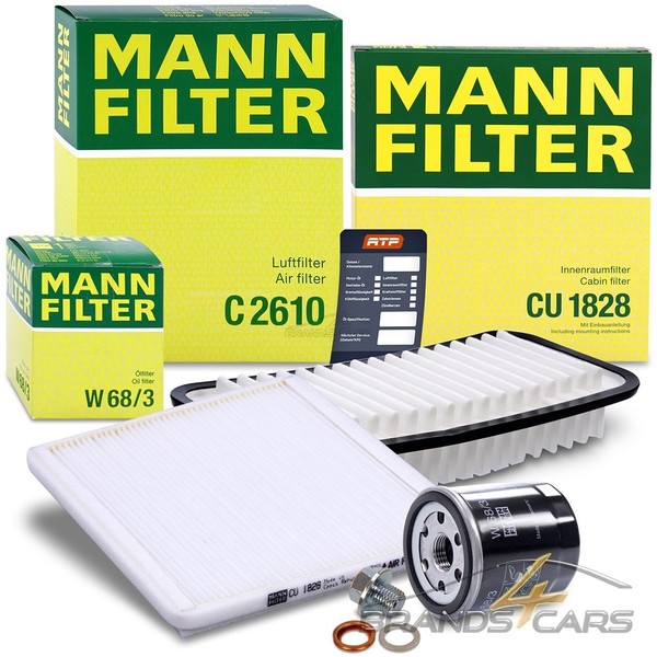 Mann-Filter Inspektionspaket Filtersatz A FÜR Toyota Yaris Verso 1.3 BJ 02-05-image