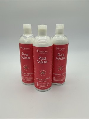 Renpure Plant-Based Beauty Rose Water Weightless Hydration Conditioner. Lot Of 3