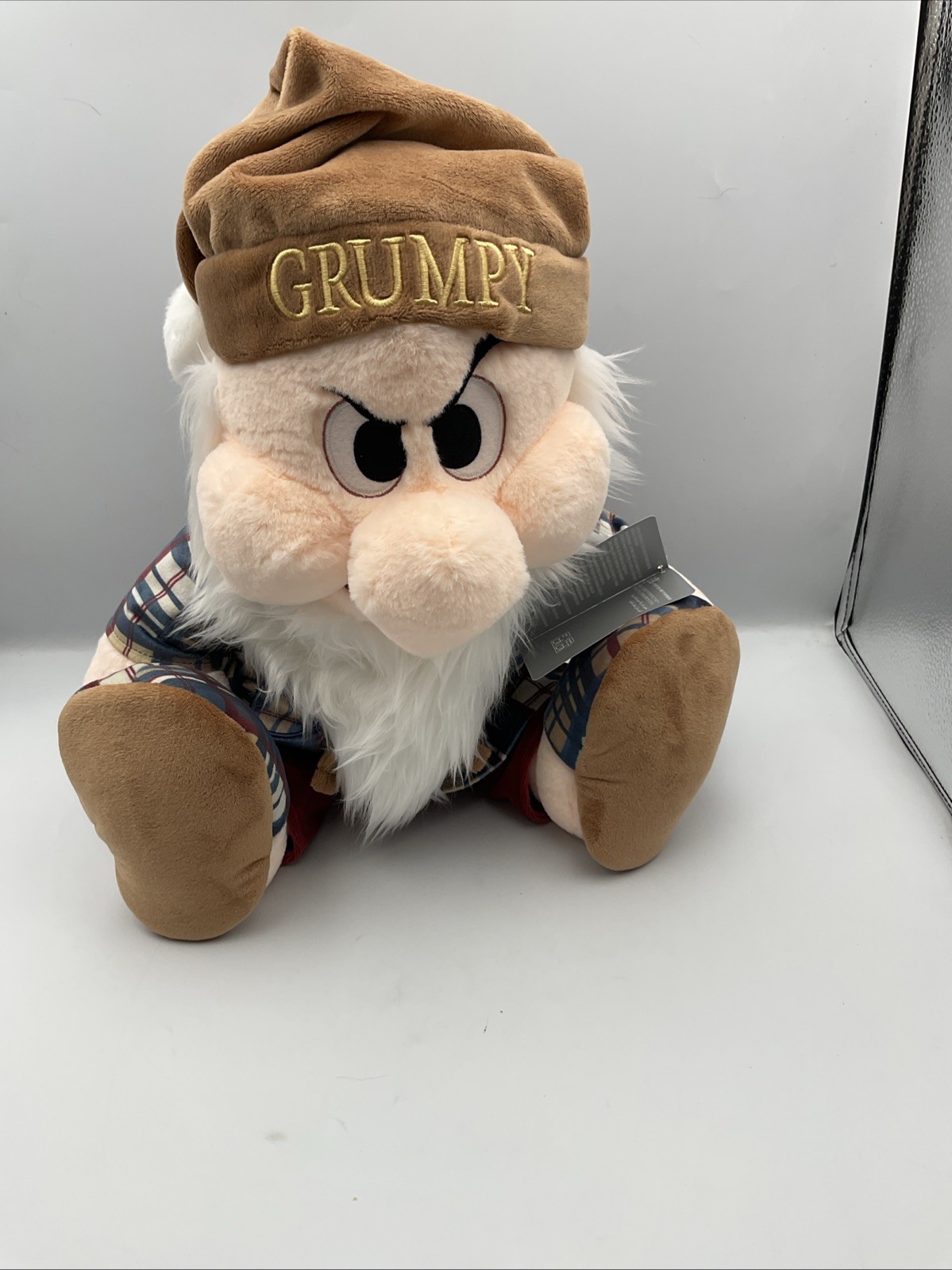 Disney Store Snow White & The Seven Dwarfs Grumpy Sitting Plush New With Tags