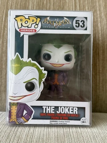 Funko Pop! Vinyl: Batman: Arkham Asylum The Joker #53 w Protector