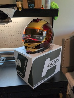 HJC IS-17 Marvel  Iron Man  Full Face Helmet/OEM Box, Visors, Bag/Size Large NWT