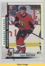 2017-18 O-Pee-Chee Platinum Marquee Rookies Rainbow Logan Brown #167 READ 09wc