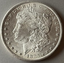 Uncirculated Carson City 1883-CC Morgan Silver Dollar
