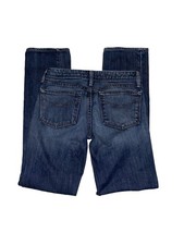 Gap 1969 Jeans Women  s Sz 25 / 0 Dark Wash Blue Real Straight Denim 5 Pocket