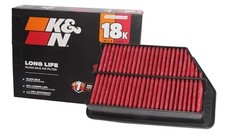 Engine Air Filter: Long Life 18,000 Mile Replacement Air Filter: Compatible
