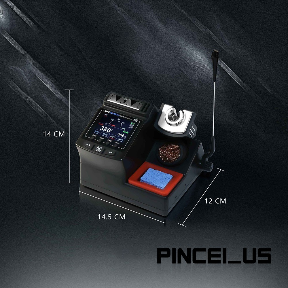 SUGON AIFEN-A9ED SMD Soldering Station, Full-Color Display, 120W w/ 210 Handle