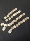 50 Silver Dimes Mercury And Roosevelt