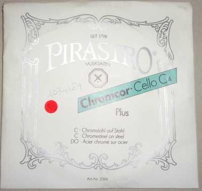 PIRASTRO Art.Nr.3394 CHROMCOR CELLO C4 PLUS DO Chromstahl auf Stahl