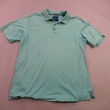 Tommy Bahama Mens Large Polo Shirt Short Sleeve Golf Button Up Green