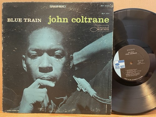 John Coltrane Blue Train LP Vinyl Record Blue Note Lee Morgan RVG Van Gelder VG+