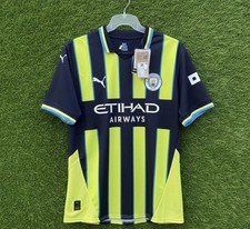 Image of Puma Manchester City 2024/25 Away Football Shirt Jersey Soccer 775086-02 Men XL