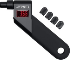 Accutire Digital Tire Pressure Gauge Large Lcd Display Heavy Duty Silverblack