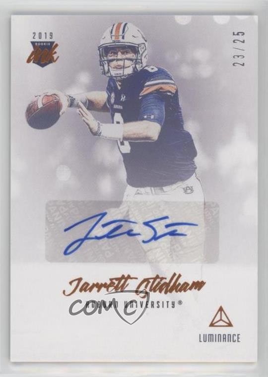 Jarrett Stidham Panini Luminance Rookie Ink #JST Orange