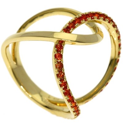 0,6ct IMAYO Saphir Kagayoi Hanakasane Ring K18 Gelbgold 5,7g