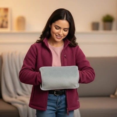 ALMINEEZ Rechargeable Electric Hot Water Bottle Bed Warmer Heat Pad Cheaper Than a Kettle