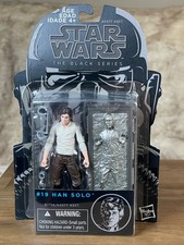 Star Wars Black Series  19 Han Solo  Carbonite  3.75  Figure 2014  Blue Card
