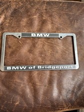 BMW of Bridgeport Connecticut Plastic License Plate Frame