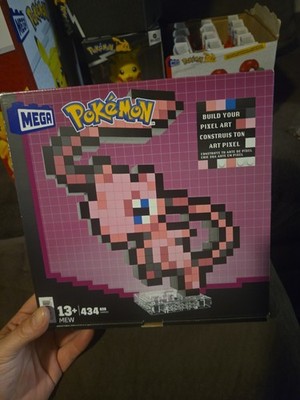 Mega Pokémon Mew Pixel Art Building Set 434 Pcs 13+ New