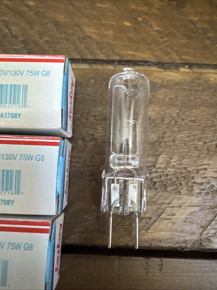 75W - 120V JCD G8 Base (Clear) Hgn Light Bulb (3 Pack) Anyray - Image 2 of 3