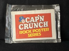 Vtg 80's Kool & the Gang Cap'N Crunch Cereal Premium Rock Poster Series Prize