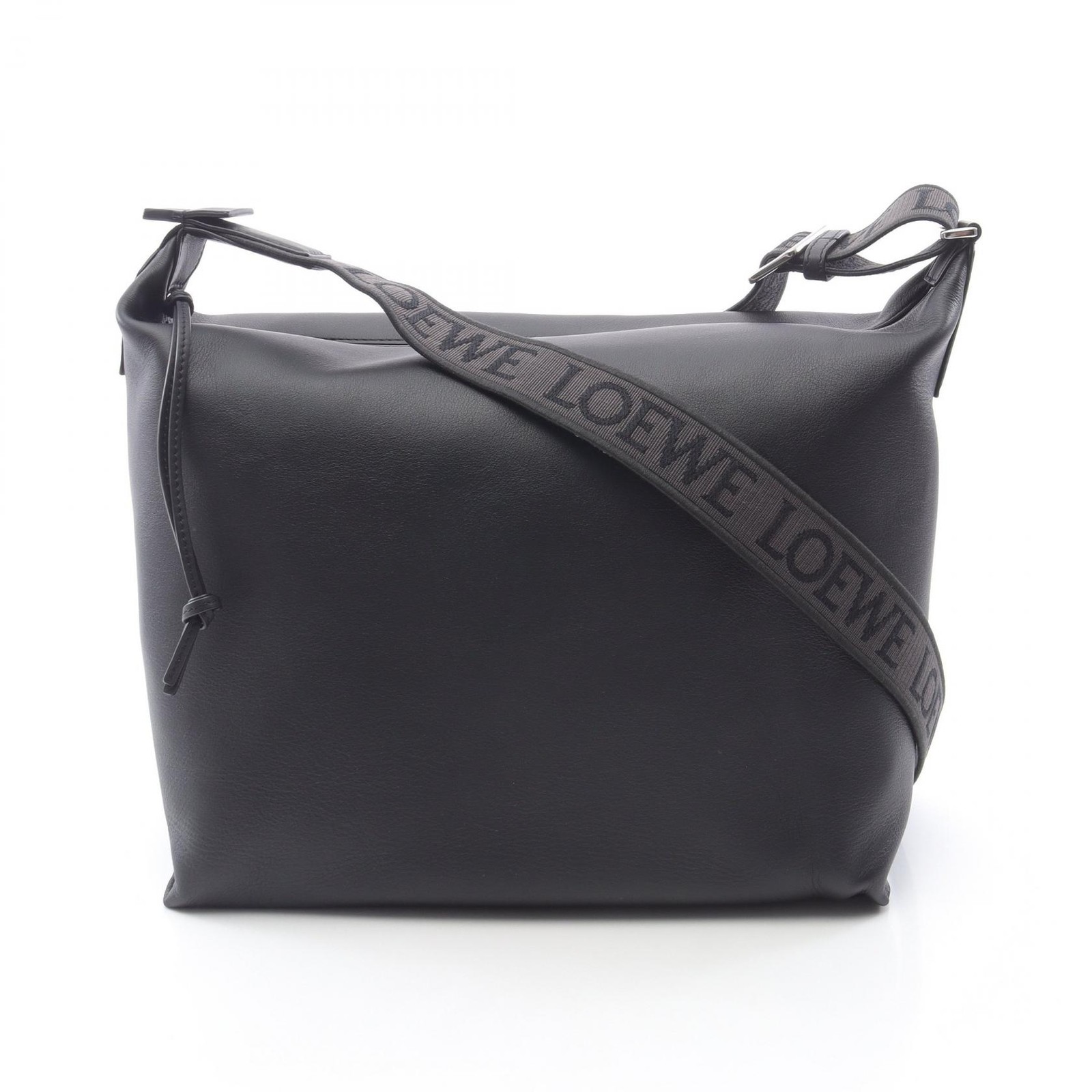 LOEWE CUBI Shoulder crossbody Bag B906K70X131100 leather Black NEW mens