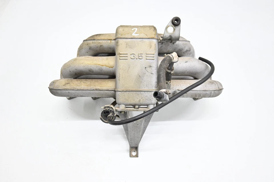 ⭐ Unidad de sistema de colector de admisión de aire del motor Bmw E34 E32 OEM de fábrica Foto 3 de 4