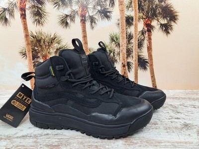 VANS UltraRange EXO Hi MTE-2 Triple Black Boots Women's Size 8 Mens Size 6.5 NEW