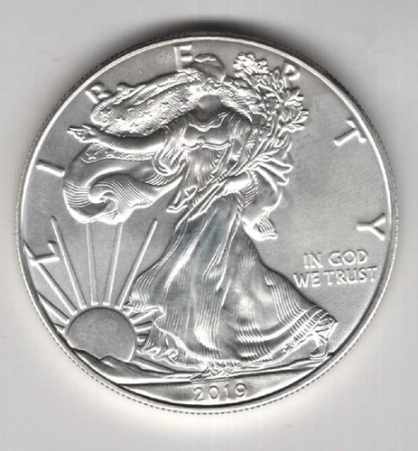 2019 WALKING LIBERTY AMERICAN EAGLE .999 FINE SILVER DOLLAR COIN 1oz. $1 USA