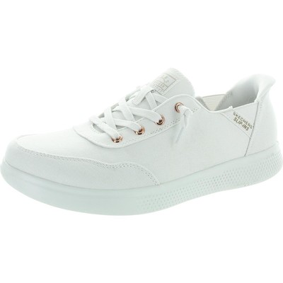 Skechers Womens Bobs Skipper White Slip-On Sneakers 8.5 Wide (C,D,W) BHFO 2809