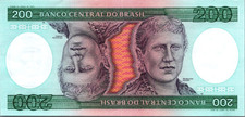 Brazil 200 Cruzeiros 1981-1985 UNC Pick 199A