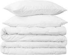 285 Thread Count Percal King/Cal King Duvet Cover Set - 100 Peruvian Pima