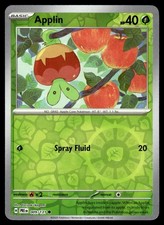 Applin 009/131 Common Prismatic Evolutions Pokemon Reverse Holo Near Mint