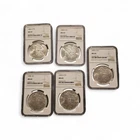 1885 O, 1900, 1902,1880 S, 1899 O Morgan Dollars MS63 NGC