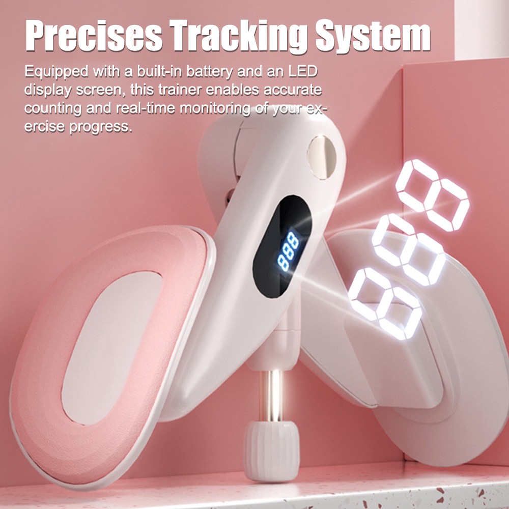 Thigh Exerciser Inner Thigh Exercise Equipment Muscle Trainer With Counter Timer