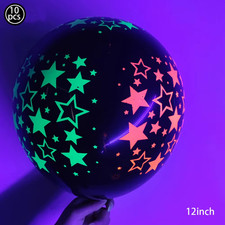 Neon Glow Happy Birthday Party Supplies Disposable Paper Plates Napkins Cups for