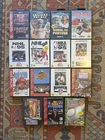 Sega Genesis Videk Game Lot 15 Games CIB NFL NHL NBA MONOPOLY FIFA