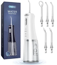 Flosser De Agua Electrico Irrigador Bucal Dental Inalambrico Profesional blanco