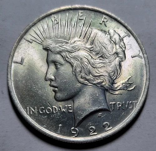 1922-P PEACE Liberty $1 Dollar 90% Silver Coin ~ Original Brilliant Uncirculated